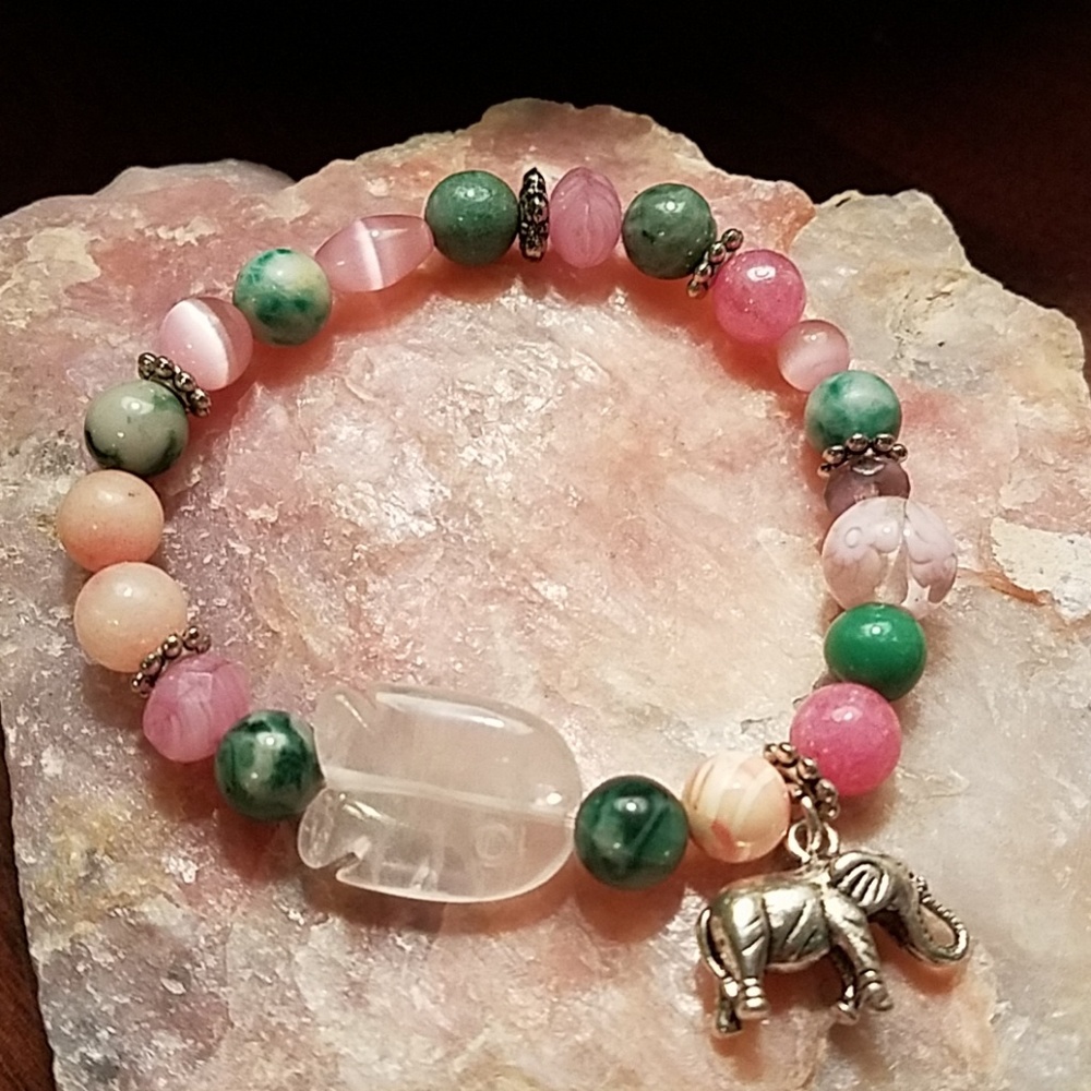 Beautiful Spiritual Elephant Charm Bracelet